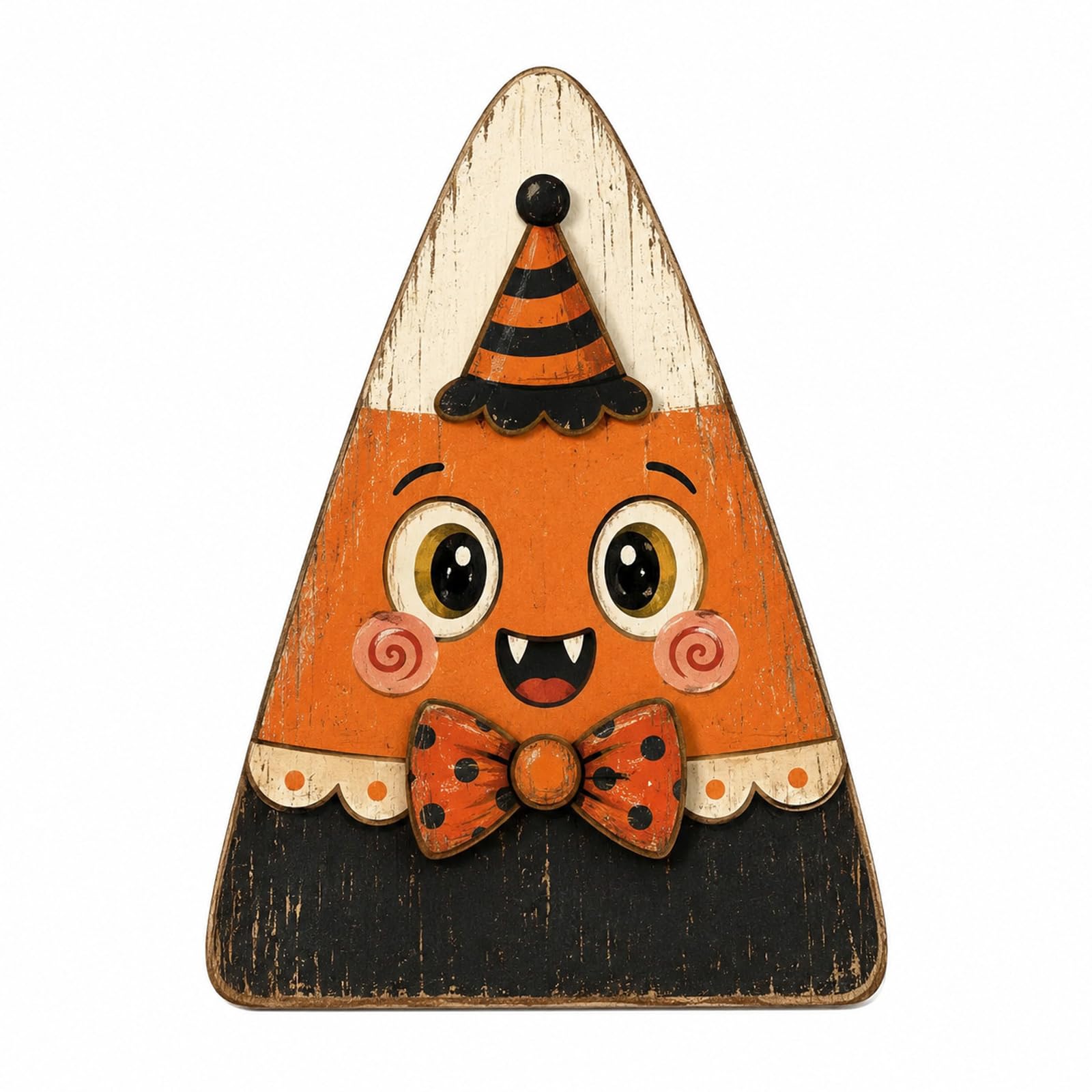 LWHZOFR Halloween Wooden Character Tabletop Decor - Double-Sided Freestanding Halloween Figurine for Mantel Shelf Tiered Tray Table Centerpiece Home Seasonal Decoration