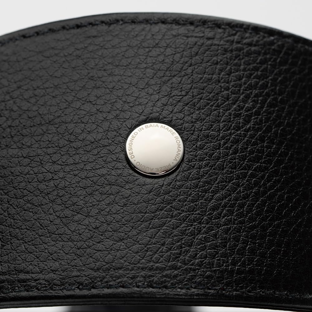 Meze Audio Kopfhörerständer - S-Form Ständer für High-End-Kopfhörer - Schwarze Zinklegierung, veganes Leder, Silikon - HS-MT