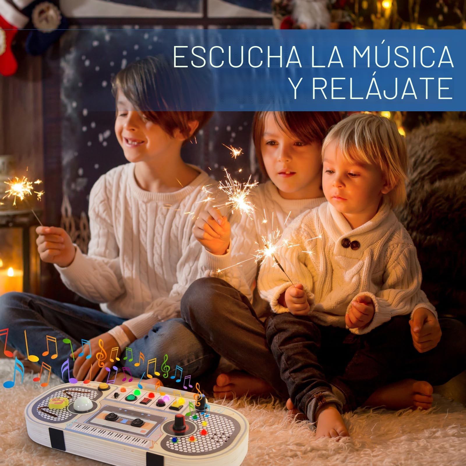Baeroly Los juguetes Montessori son tablas de madera equipados con interruptores LED, grabadoras y telégrafos inalámbricos, para niños a partir de tres años