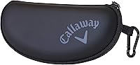 Vista 4 de Callaway Gafas de sol Atlas Golf para hombre, color negro con lente azul