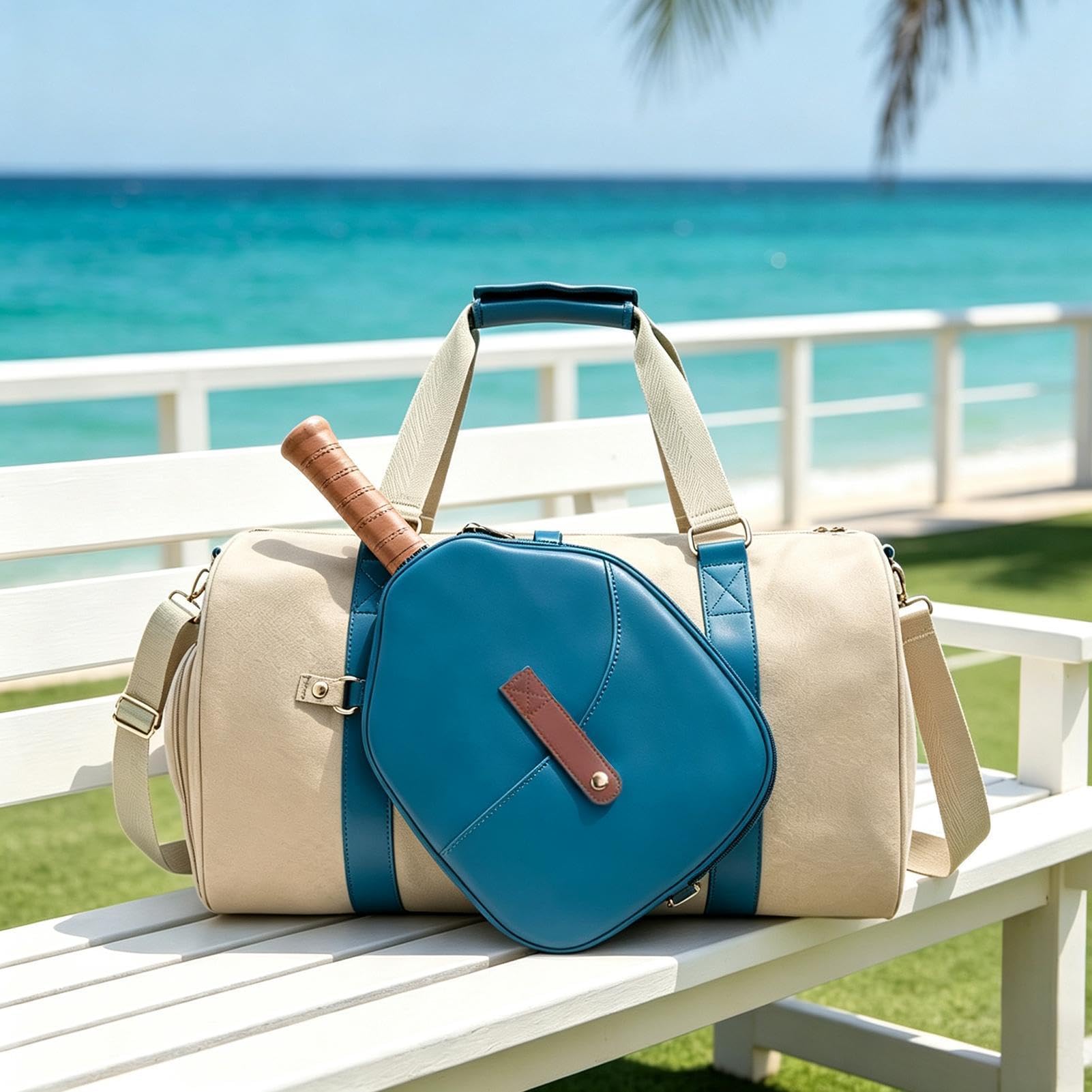 Borsa Tennis Alla Capiente Impermeabile Portatile Donna Uomo