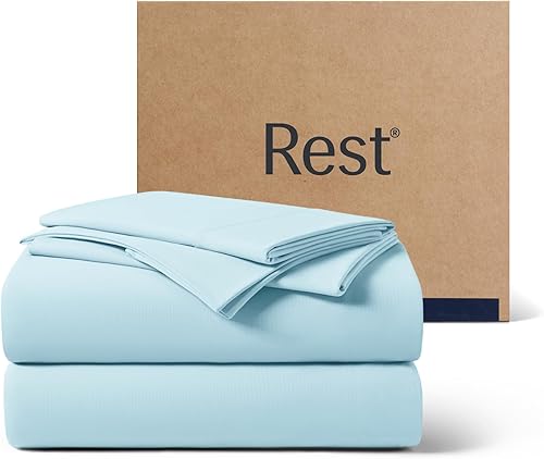 Miniatura 71 de REST® Evercool®+ Juego de sábanas refrescantes, tamaño King, gris claro, sábanas transpirables para personas que duermen con calor y sudores Gris