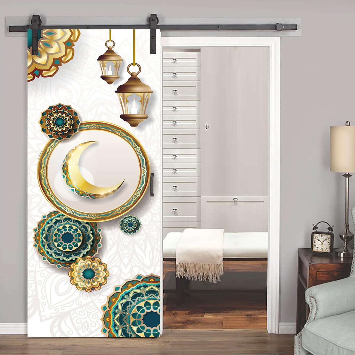 Sticker Mural Mandala En Vinyle, Chambre Principale, Style Bohème