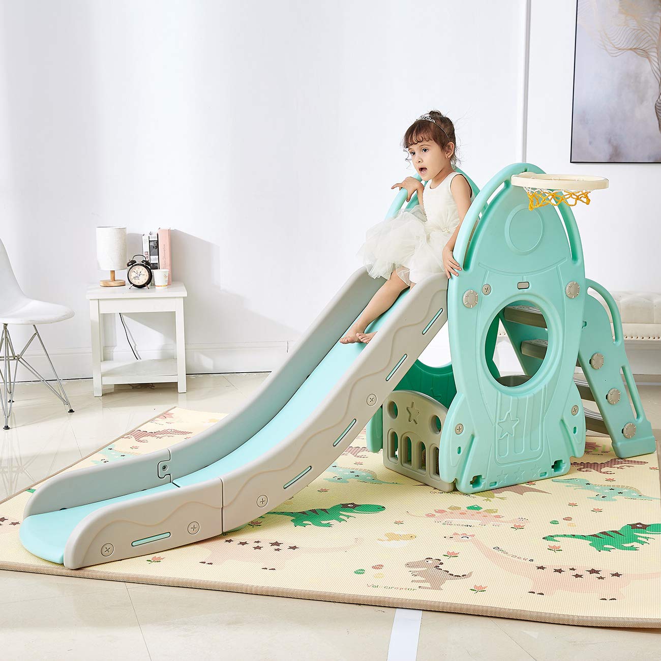Produktbild von Baby Vivo Rutsche / Kinderrutsche - Giraffe In Gelb | MA Trading