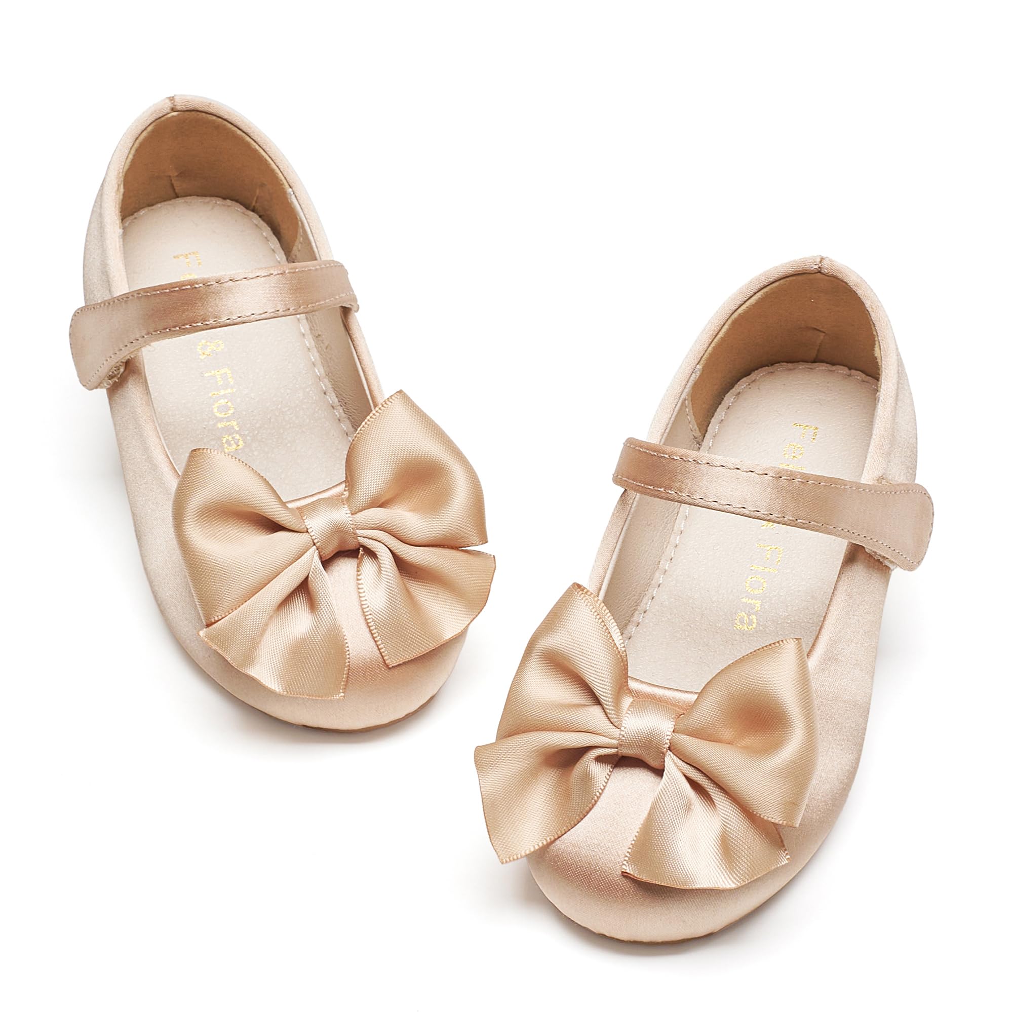 Felix &amp; Flora Toddler Flower Girl Dress Shoes Girl Ballet Flats Party School Shoes Wedding
