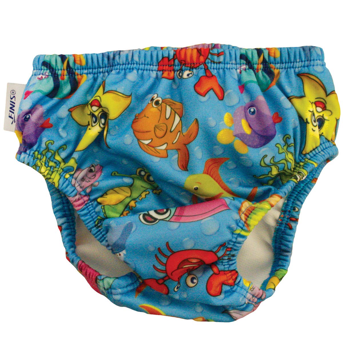 FINIS Reusable Swim Diaper for Babies - Snap Closure - UPF 50 & Up Sun Protection - Leak-Resistant Fit