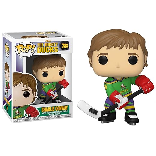 Funko Pop! Disney: Mighty Ducks - Charlie Conway, Multicolor