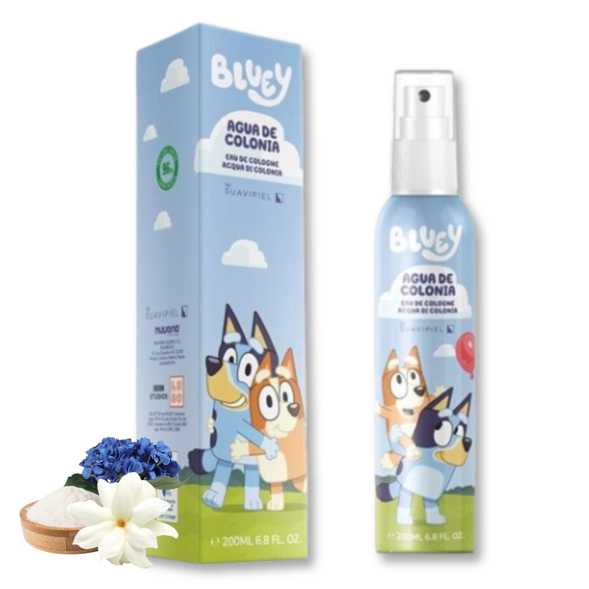 Woda toaletowa dla dzieci 200 ml | Perfumy dla chłopców i dziewcząt +3 lata | Świeży i zabawny zapach | Zapach owoców i kwiatów | Idealny do codziennego użytku