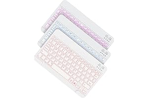 OMOTON Kids Bluetooth Keyboard: Wireless, Rechargeable and Brightly Lit