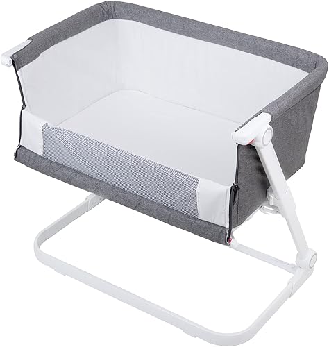 Miniatura 2 de KEANO Cuna para dormir de noche para recién nacido, cuna segura y ajustable para una fácil alimentación nocturna, tela de malla transpirable,