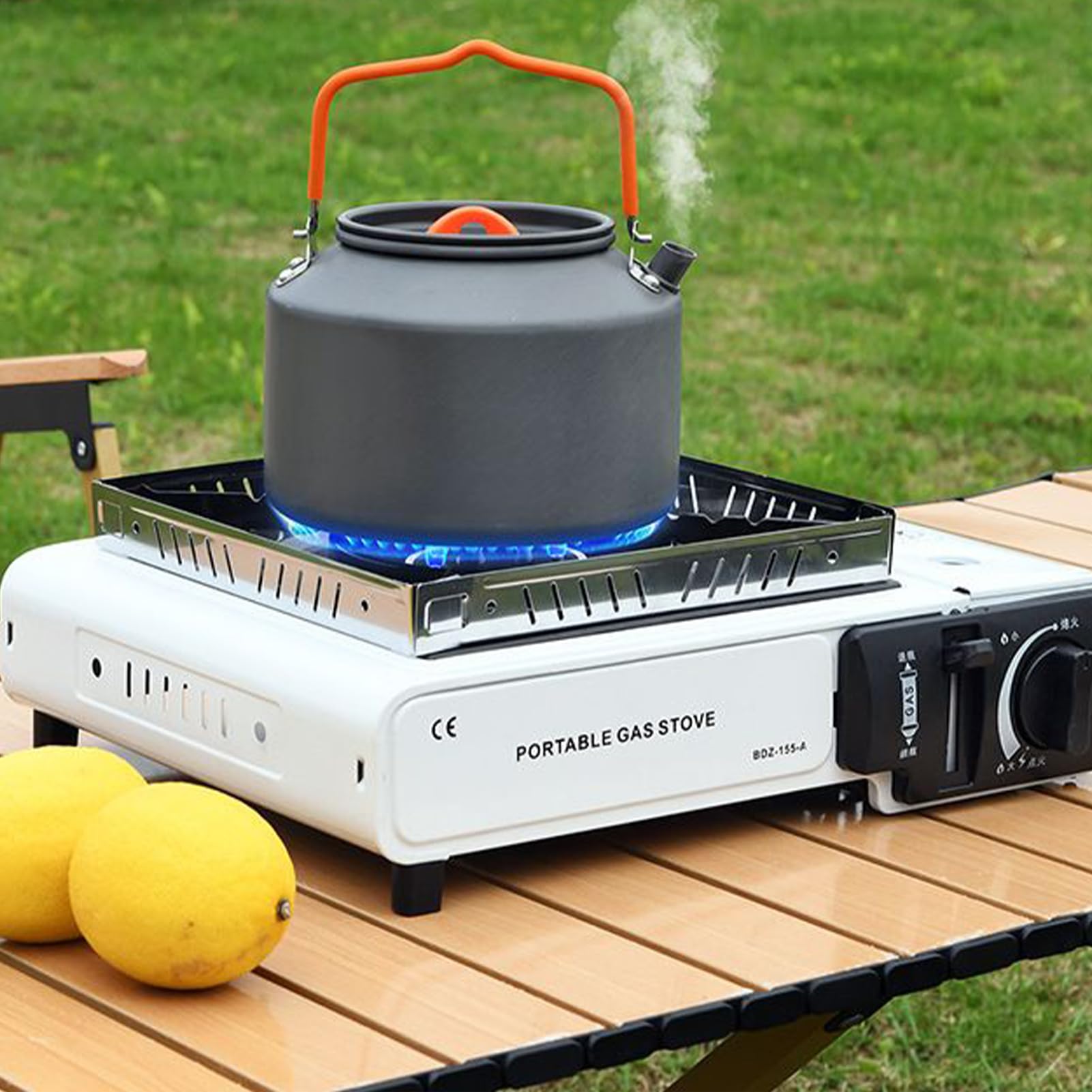 Fornello da campeggio Bruciatore 2900W E Attrezzatura Outdoor | Cucinatore Da Campo Bruciatore Stufa Da Campeggio Backpacking Escursionismo Barbecue Sopravvivenza Spiaggia Tailgating