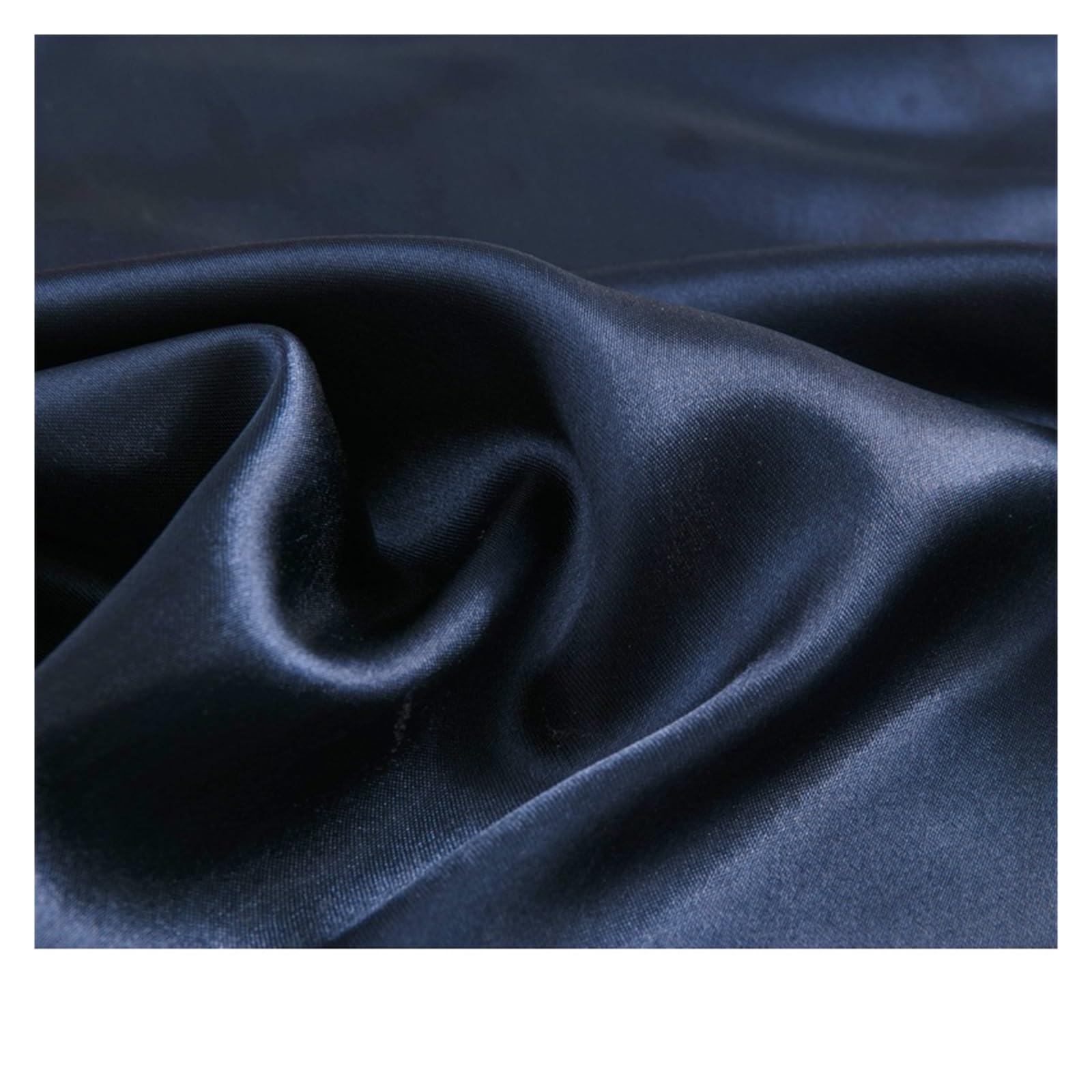 Satin Fabric Lining Soft and Shiny Silk-Like Material,for Clothing, Garments, DIY Craft, Wrapping(Color09,100X150cm)