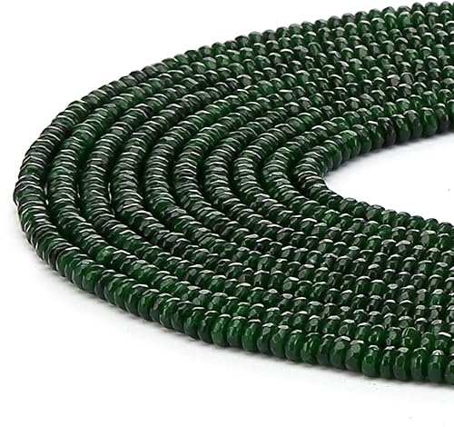 Cuentas sueltas de Rondelle facetadas de coral naranja natural, 0.079 x 0.157 pulgadas (0.079 x 0.157 in) aproximadamente, 180 unidades de 1 hebra