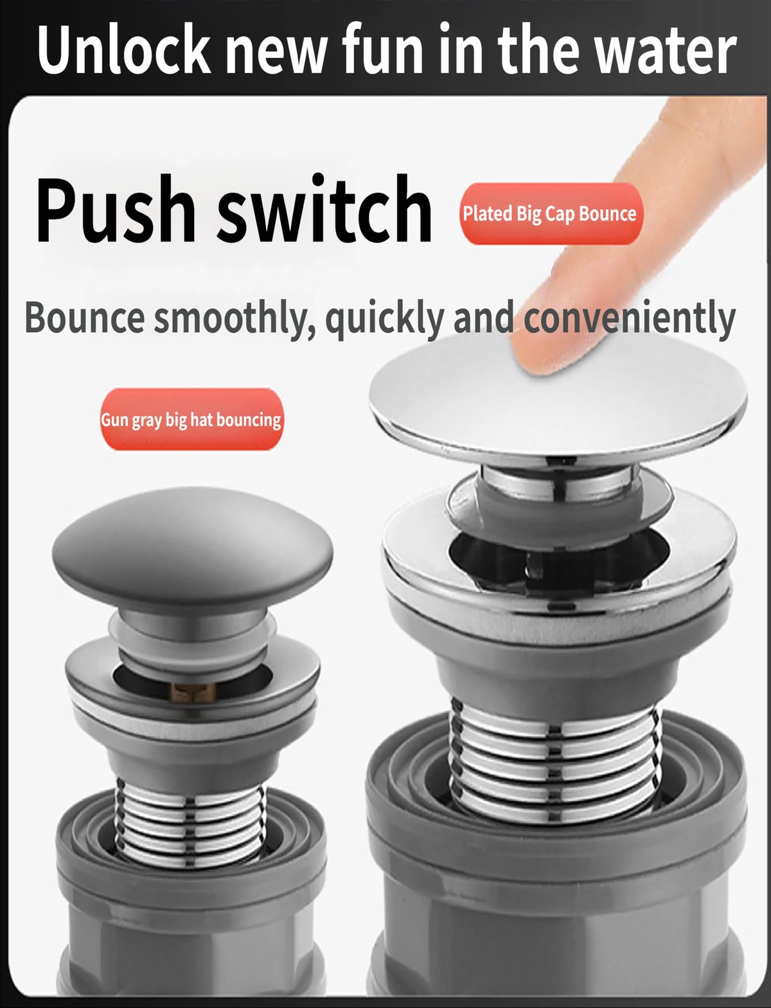 Kit de drenaje de baño for lavabo doble con tapón emergente, juego de tuberías antiolor for lavabo doble, manguera de residuos Flexible, ajuste Universal(Vertical,300cm/118in)