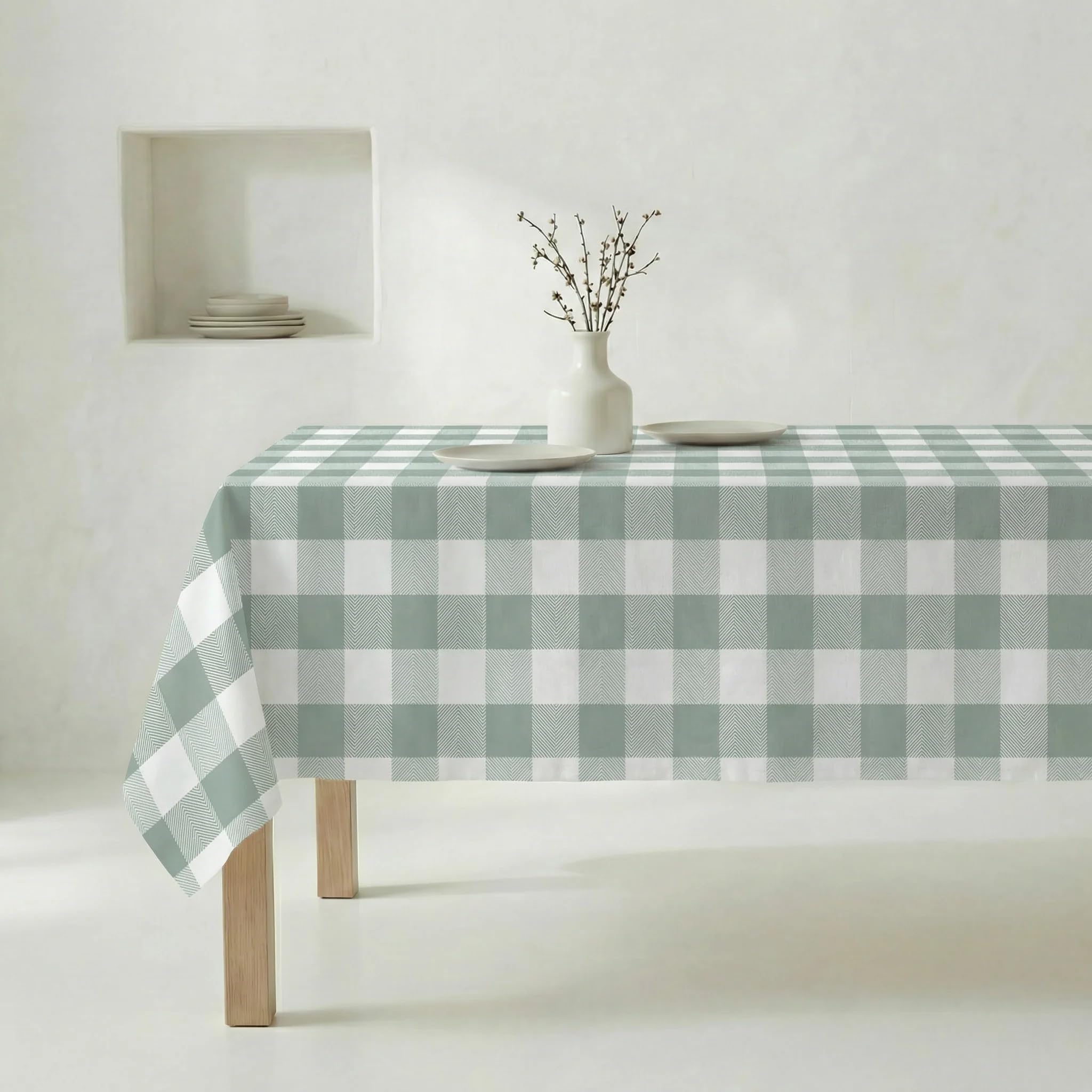 BL BELUM | Mantel Antimanchas Tacto Tela Impermeable 300x140 cm Color Azul Modelo: 120-104 - Fabricado en España