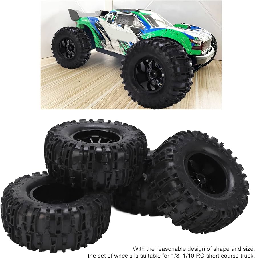 シルバー金具 ☆ロッシ LST モンスタートラック 1/8用 タイヤ