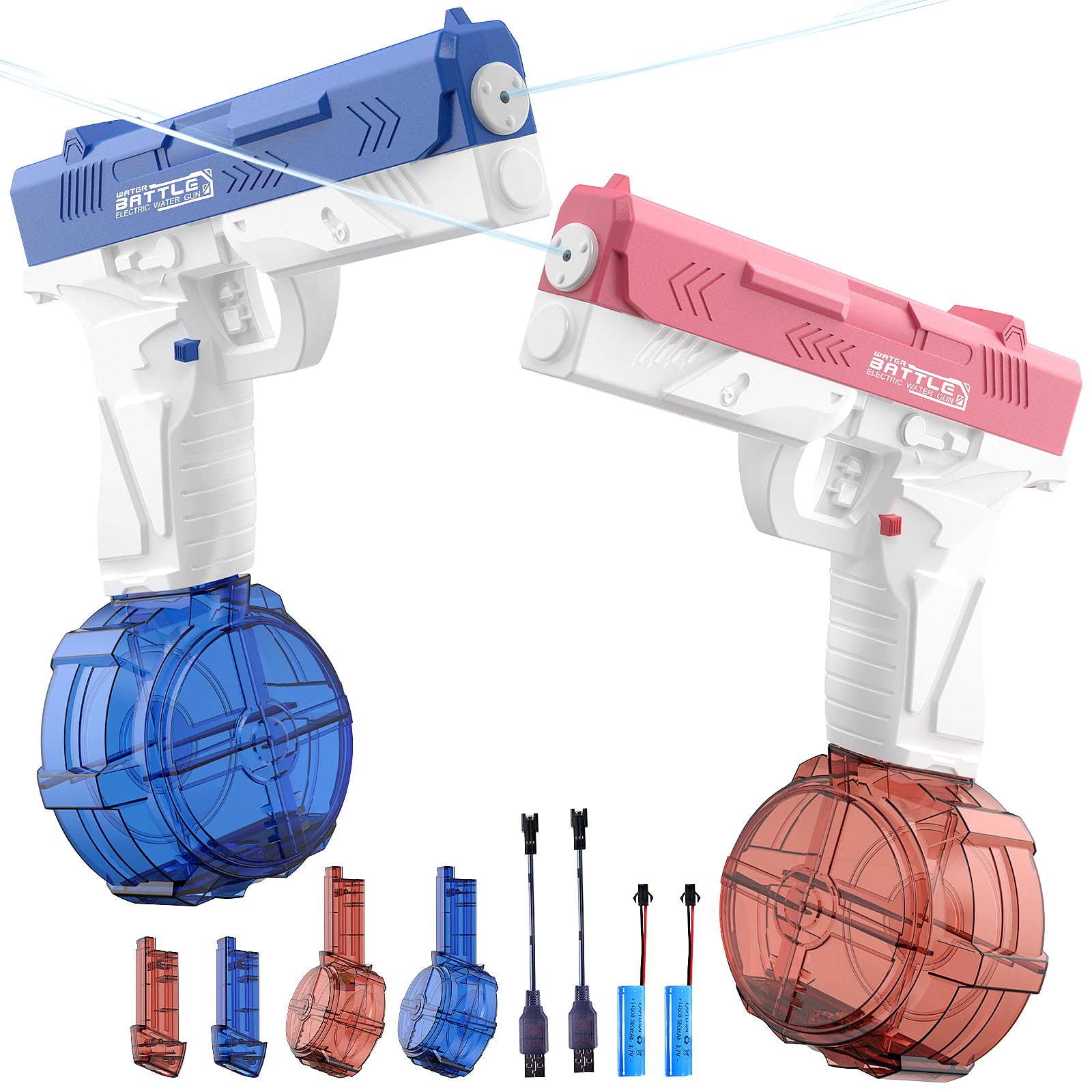 Photo 1 of GPPNKC Electric Water Gun for Adults & Kids, 500CC Water Tank 25-33FT Long Range, Outdoor Summer Toys for Pool Beach Water Fight, Gift for Boys Girls
