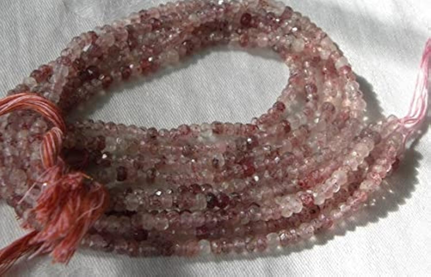 Quartz fraise naturel 4mm pour bijoux haut de gamme uniques