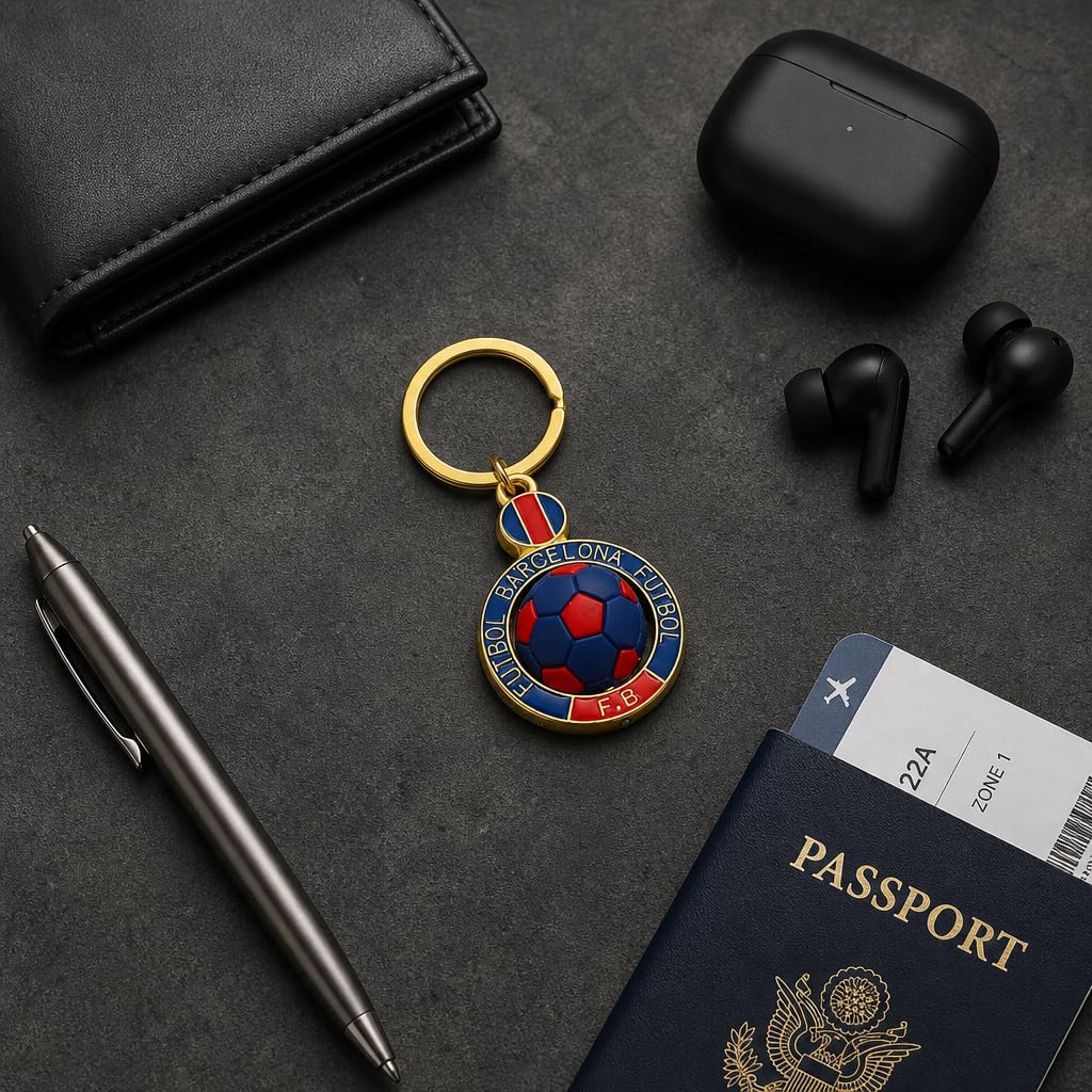 Llavero Barcelona Futbol para hombre regalos moda originales balon llaves coche españa
