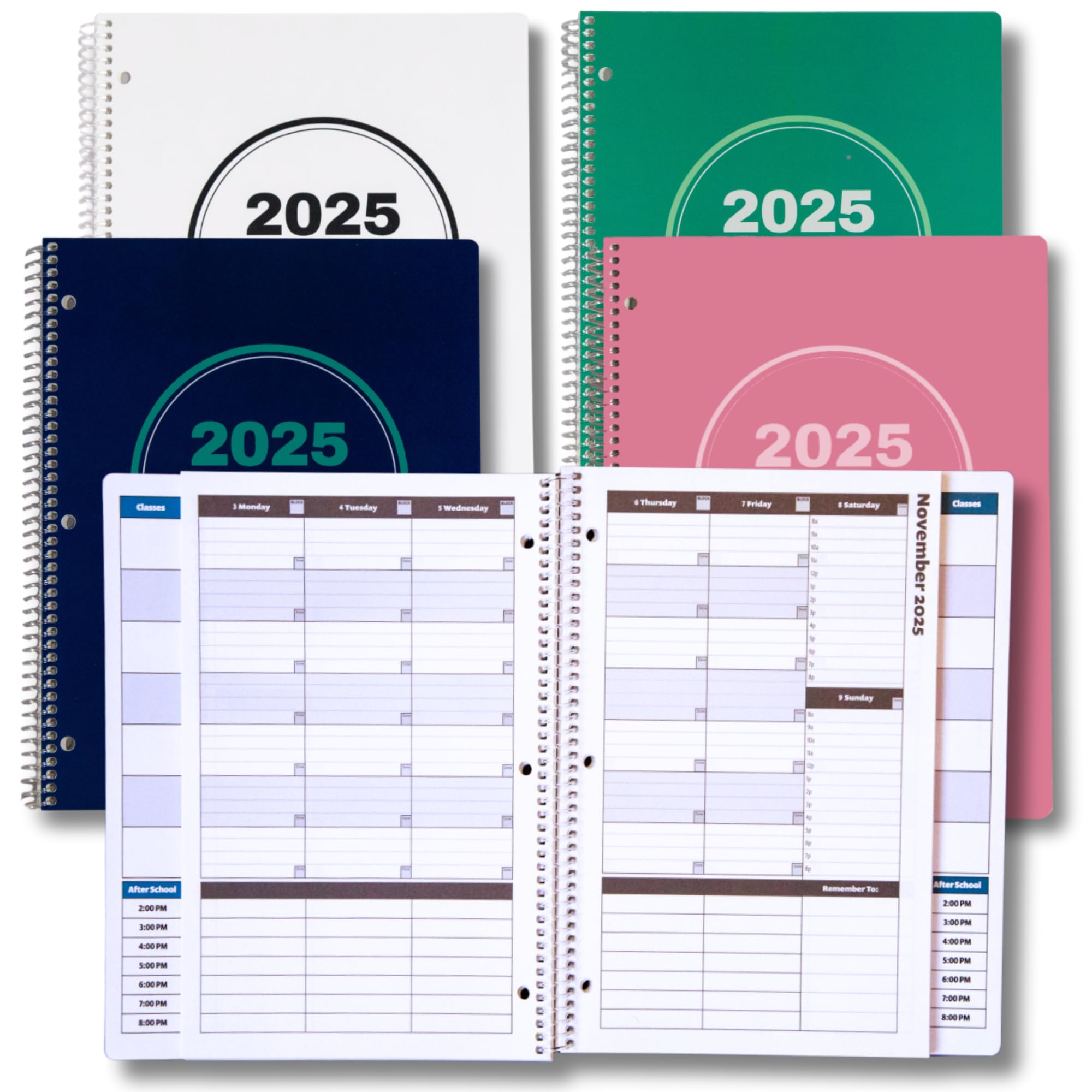 Forvencer Academic Planner 2025-2026 Hardcover - July To June Student Organizer, 8.5x11, Weekly & Monthly Layout 2 thumbnail image