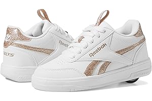 Unisex-Child Reebok Cl Court Low Wheeled Heel Shoe