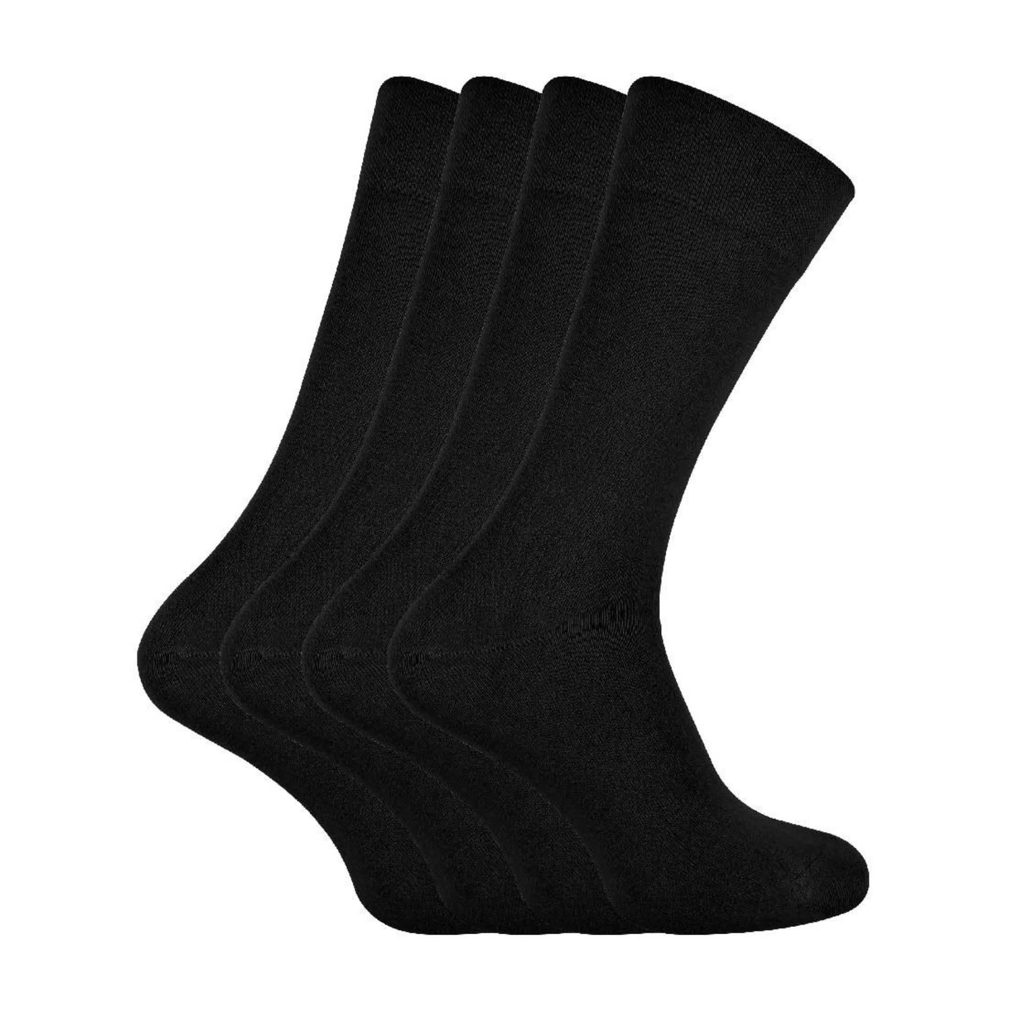 4 Pairs Ladies Bamboo Dress Socks | Sock Snob | Super Soft Breathable 4-7 Socks for Women
