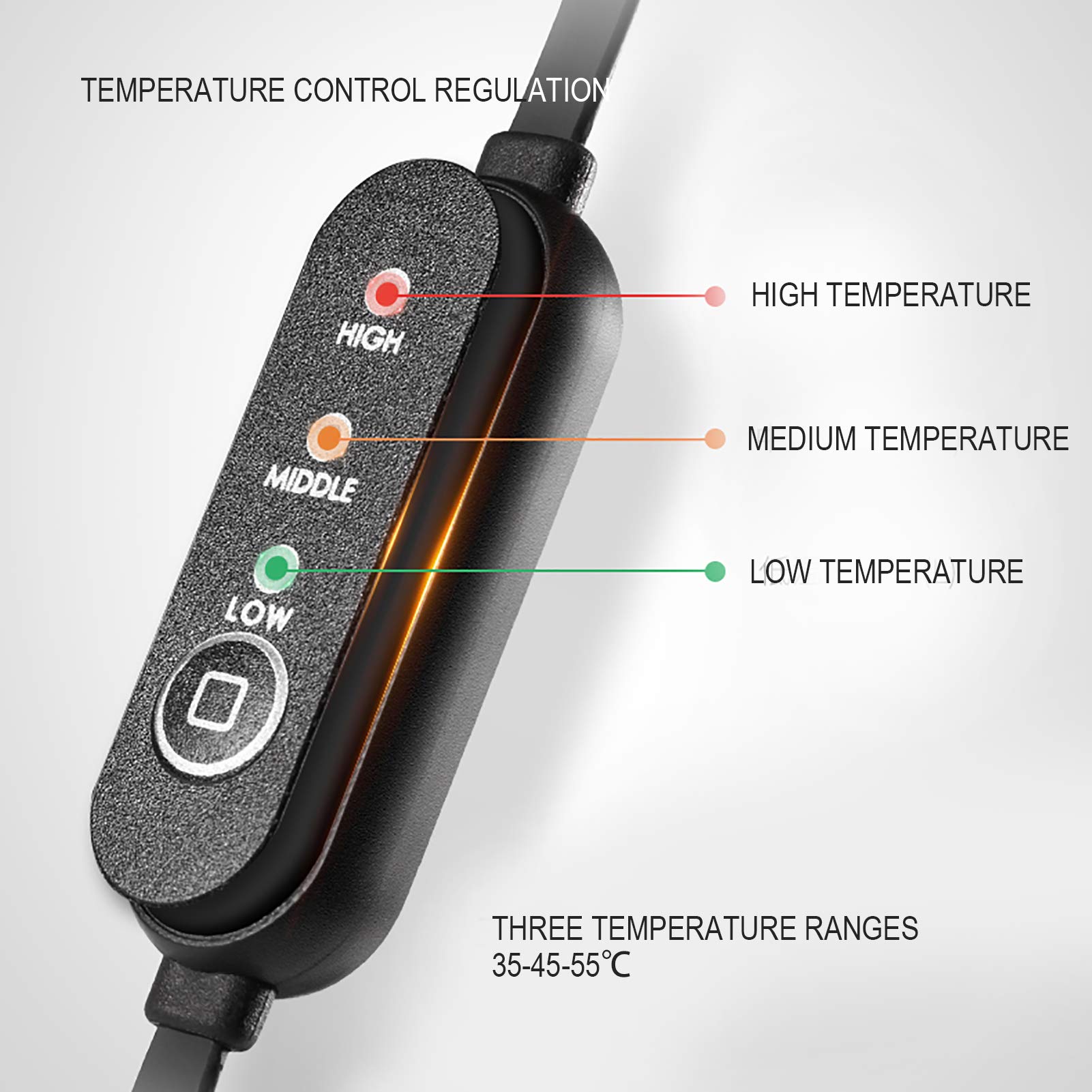 Cuscino per Sedile Ortopedico e Cuscino per Supporto Lombare Cuscino per Sedia da Ufficio e Cuscino per seggiolino Auto per Mal di Schiena e Sollievo dalla Sciatica - 100% Memory Foam
