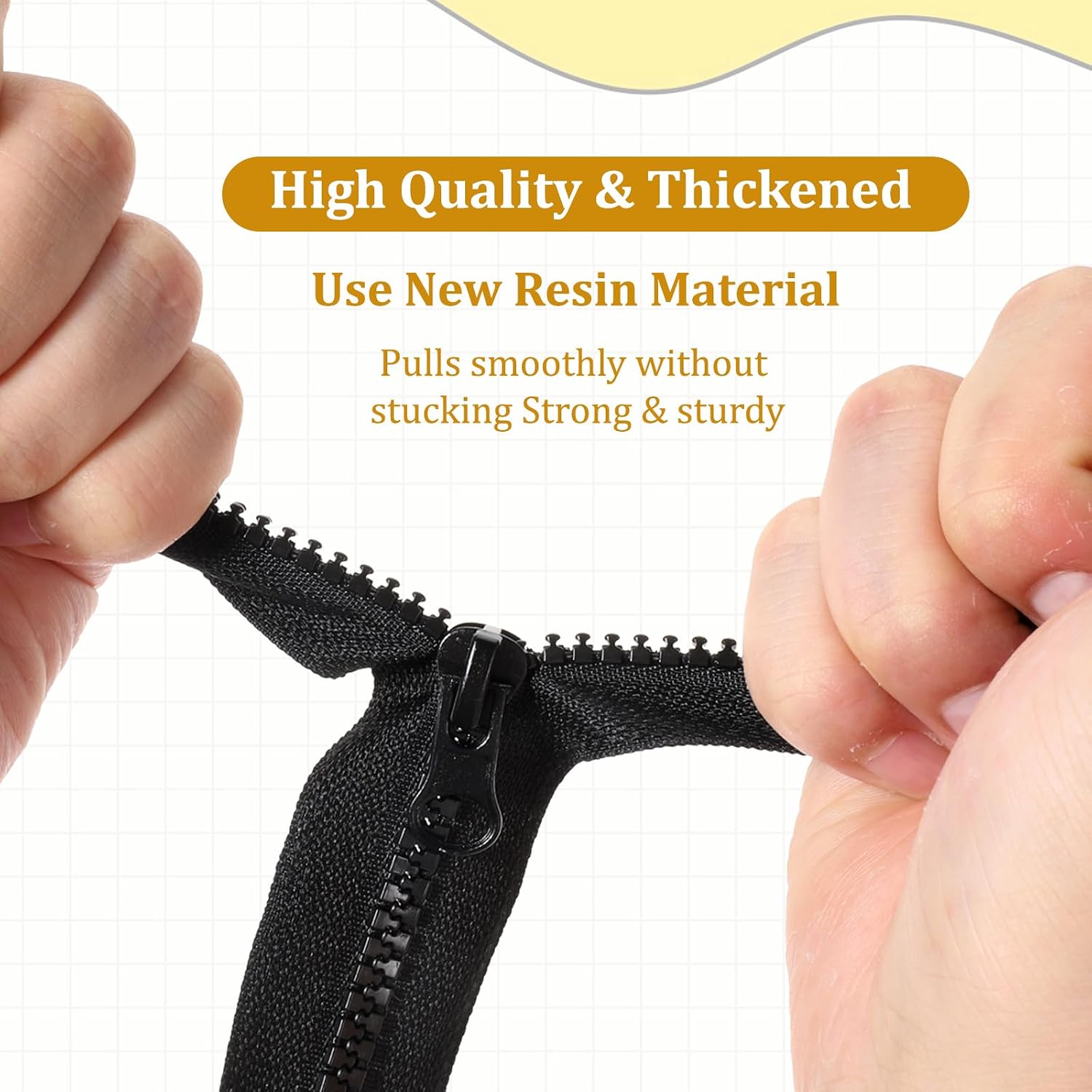 4 PCS Separating Jacket Zippers Resin Zipper Molded Black Plastic Coat Zippers 28 Inch Replacement Open End Zipper for Sewing Jackets Clothes Bags Home Textile Sweatshirt Crafts