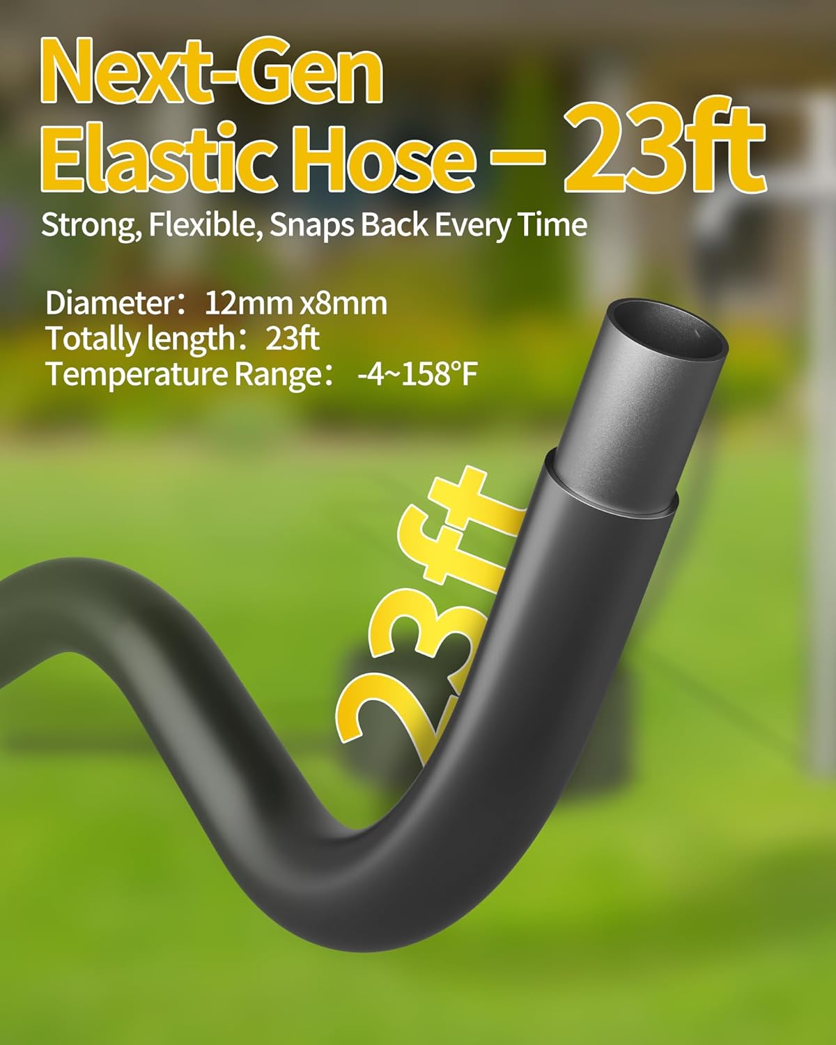 Cordless Pressure Washer Battery Powered; 1100PSI 2.4 GPM Portable Cordless Power Washer with 6-in-1 Nozzle, Foam Cannon, 21V Battery; Handheld Pressure Washer (Resilient Yellow)