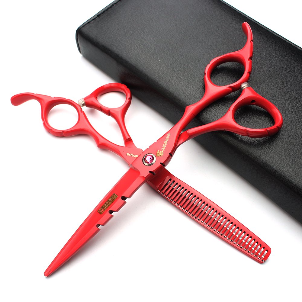 Professionelle Japanische Friseurschere Aus 440C Edelstahl - Rotgold, Hochwertig Für Salon & Haarschneiden