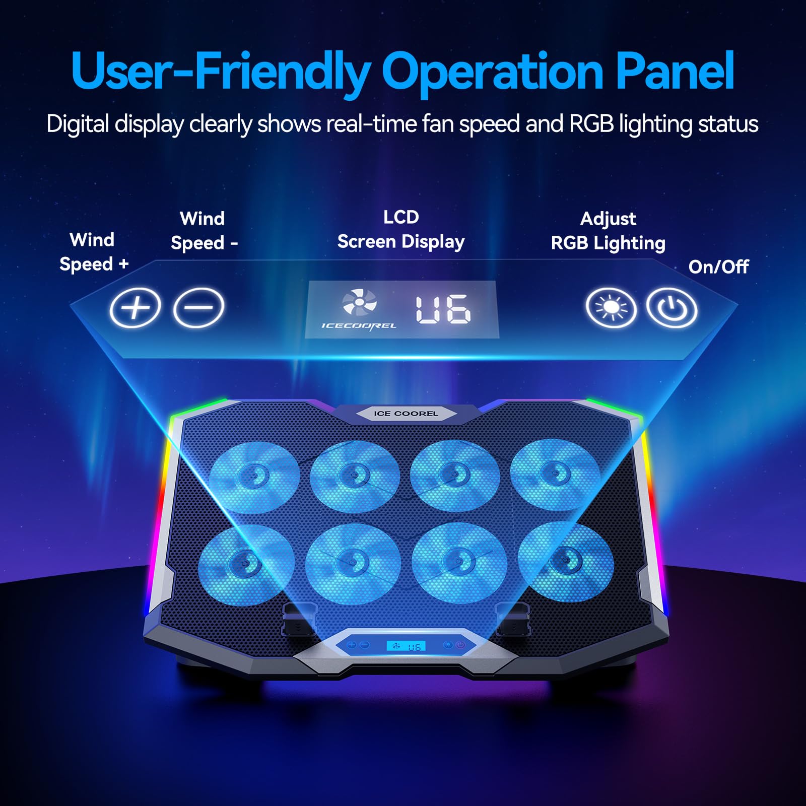 ICE COOREL Laptop Cooling Pad