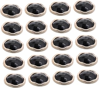Veemoon 20pcs Elegant Decorative Buttons for Women Clothing Versatile Fasteners for Coats Sweaters and Sleepwear Durable Plastic Material Design