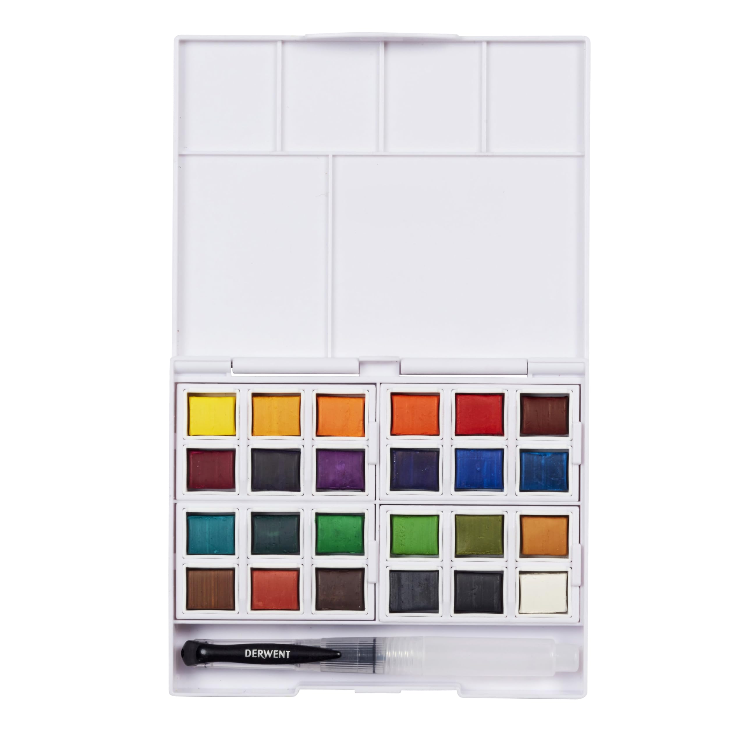 Derwent Watercolour Paint Pan Set of 24 2