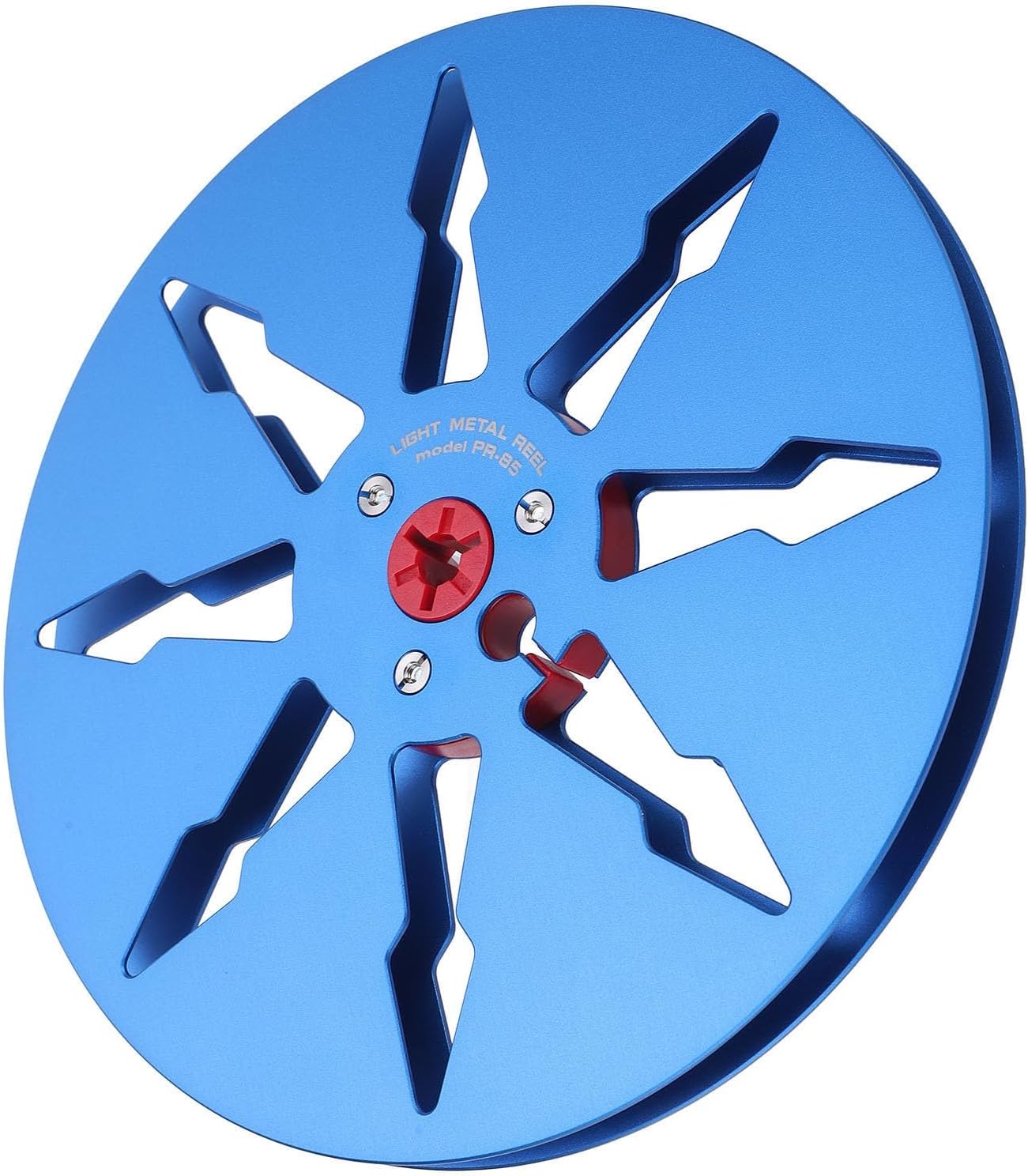 GOTOTOP 1/4 7 Inch Aluminum Tape Reel for Sound Recording, 8 Hole NAB Studer NAB Flange for Studer, Easy Installation Tape Reel Replacement (Blue)
