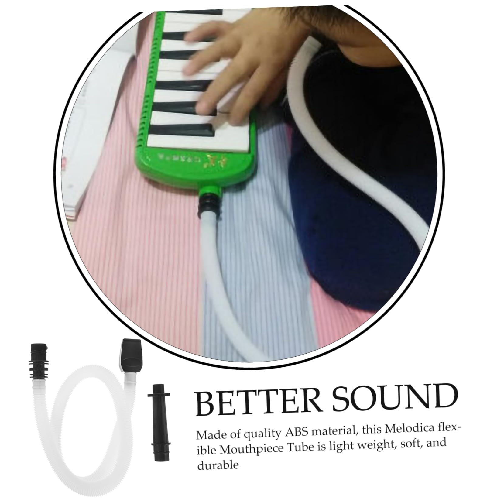 ifundom 3pièces Tube De Remplacement Pour Melodica Accessoires De Musique Tube Flexible Pour Pianica Clés Pratique Pour Étudiants Et Adultes Installation Facile