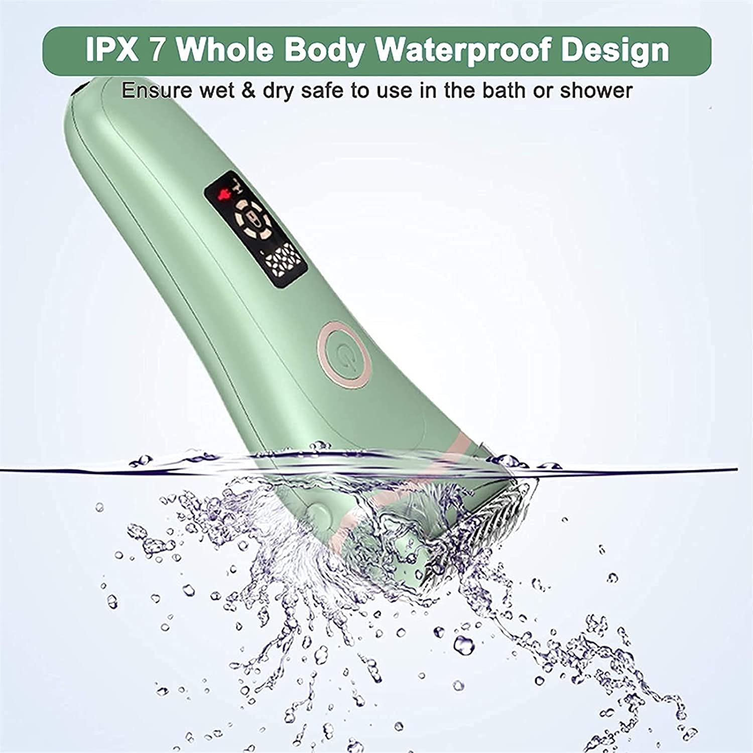 Epilatore per Le Donne, Rasoio Elettrico Cordless, antidolorifico per Capelli Umido e Asciutto per Braccio, ascellare, Mento, Bikini, Gamba,USB Ricaricabile