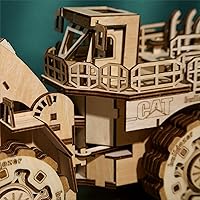 Vista 3 de bennama Rompecabezas de madera 3D Bulldozer, kit de modelo, rompecabezas y rompecabezas para Navidadcumpleaños, regalos para adultos y adolescentes