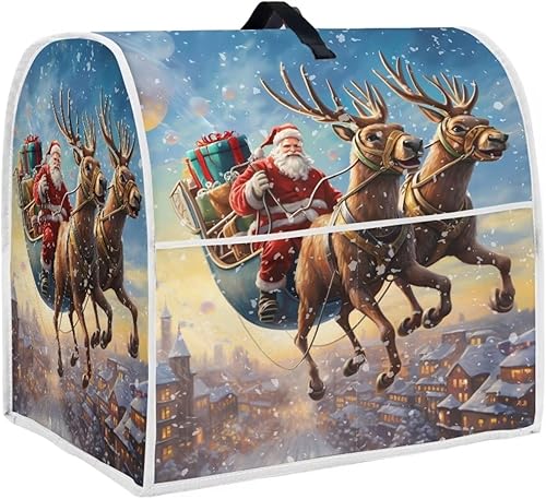 Miniatura 17 de Gomyblomy Fundas para licuadora de mariposas, fundas para máquina de café con asas y bolsillos de pañuelos, fundas ligeras para tostadoras