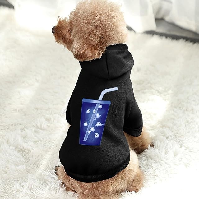 Foto 4 de 7 de Devil Drink Sudaderas con Capucha para Perros Ropa para Perros pequeños Chaleco Ropa para Chihuahua Abrigo…