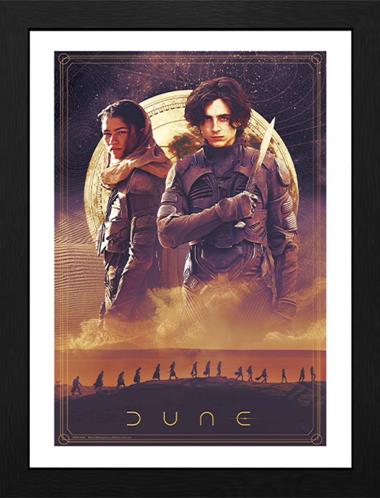 Abystyle Multi-Coloured - Multi-Coloured Gb Eye Dune Part 1 30 X 40Cm Framed Collector Print