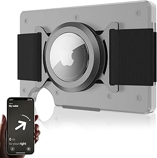 Airtag Holder for Wallet - Airtag Money Clip for Metal Wallet，Airtag Holder for Minimalist Wallet｜Airtag Holder Case for Money Clip｜Airtag Wallet Holder for Money Clip, School Bag, Backpack