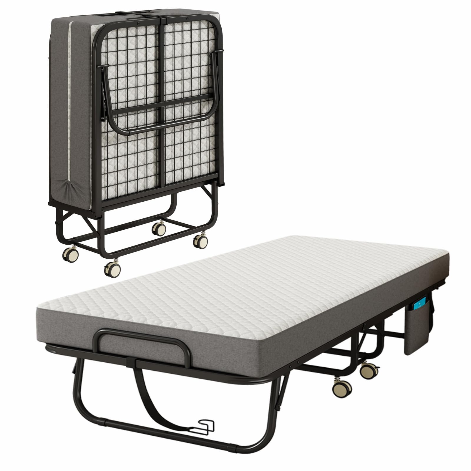 Amazon.com: VKXK Folding Bed with Mattress for Adults, 75