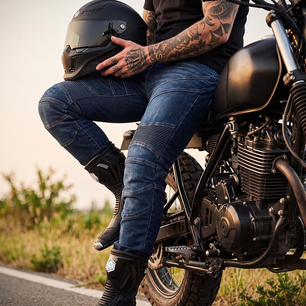 Amazon.com: ILM CE 2 Armored Motorcycle Riding Pants Dirt Dike