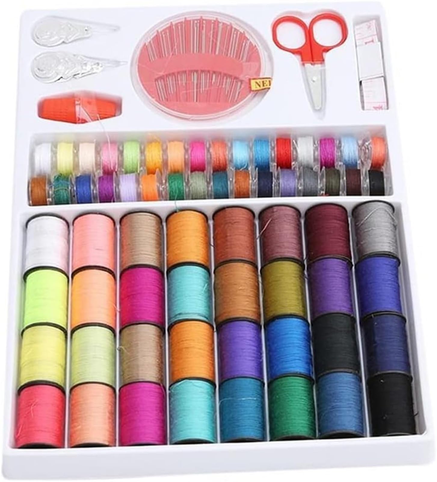 Nähsets Tragbares DIY-Multifunktions-Box-Set Handgemachtes Stricken Nähen Stickgarn Zubehör