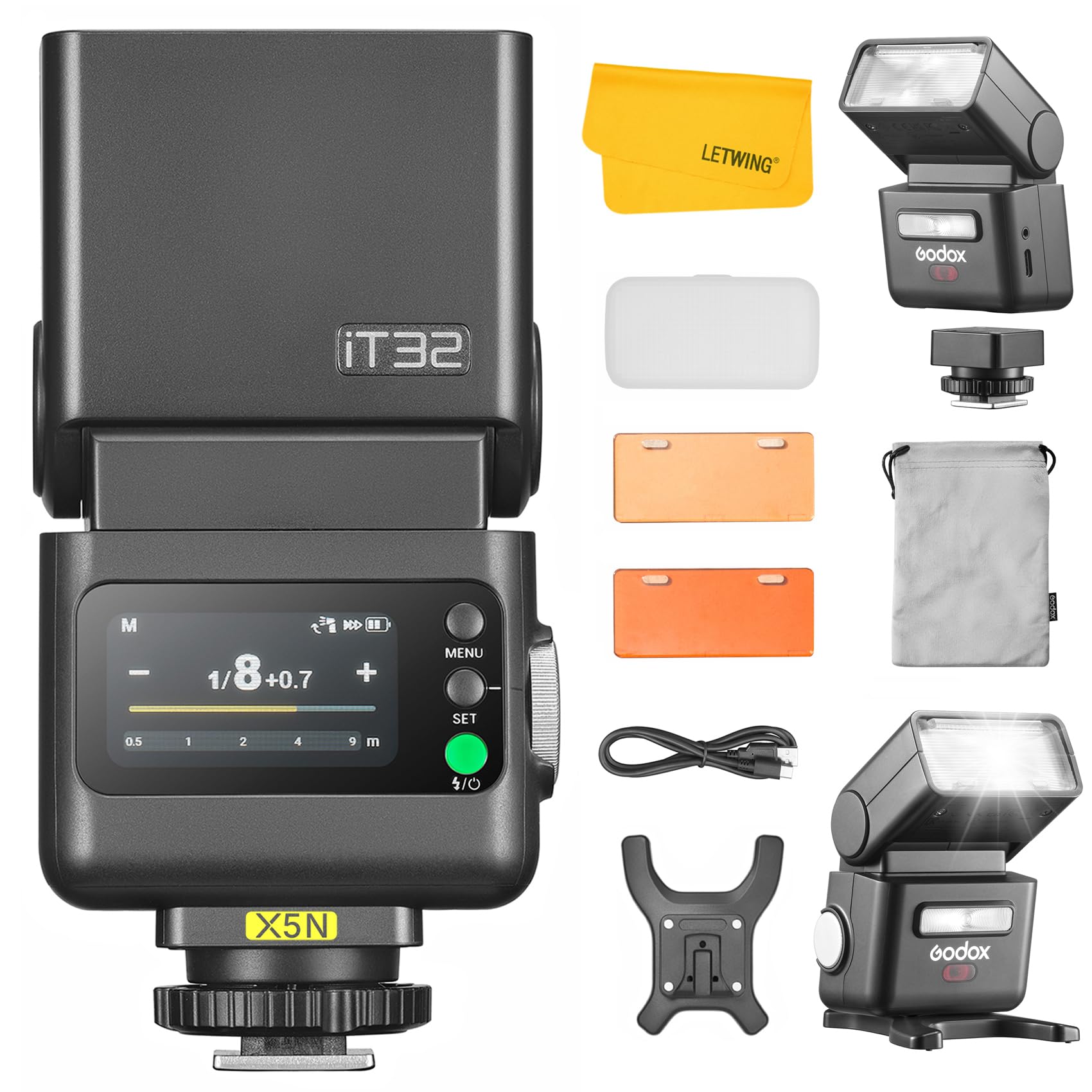 Amazon | 【GODOX正規代理店】GODOX iT32 フラッシュ + X5 N トリガー