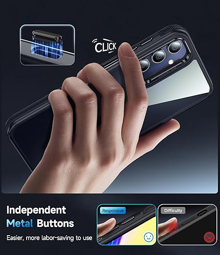 Miniatura 6 de LeYi Compatible con 2 fundas para teléfono Samsung Galaxy A15 5G con protector de pantalla 4 paquetes