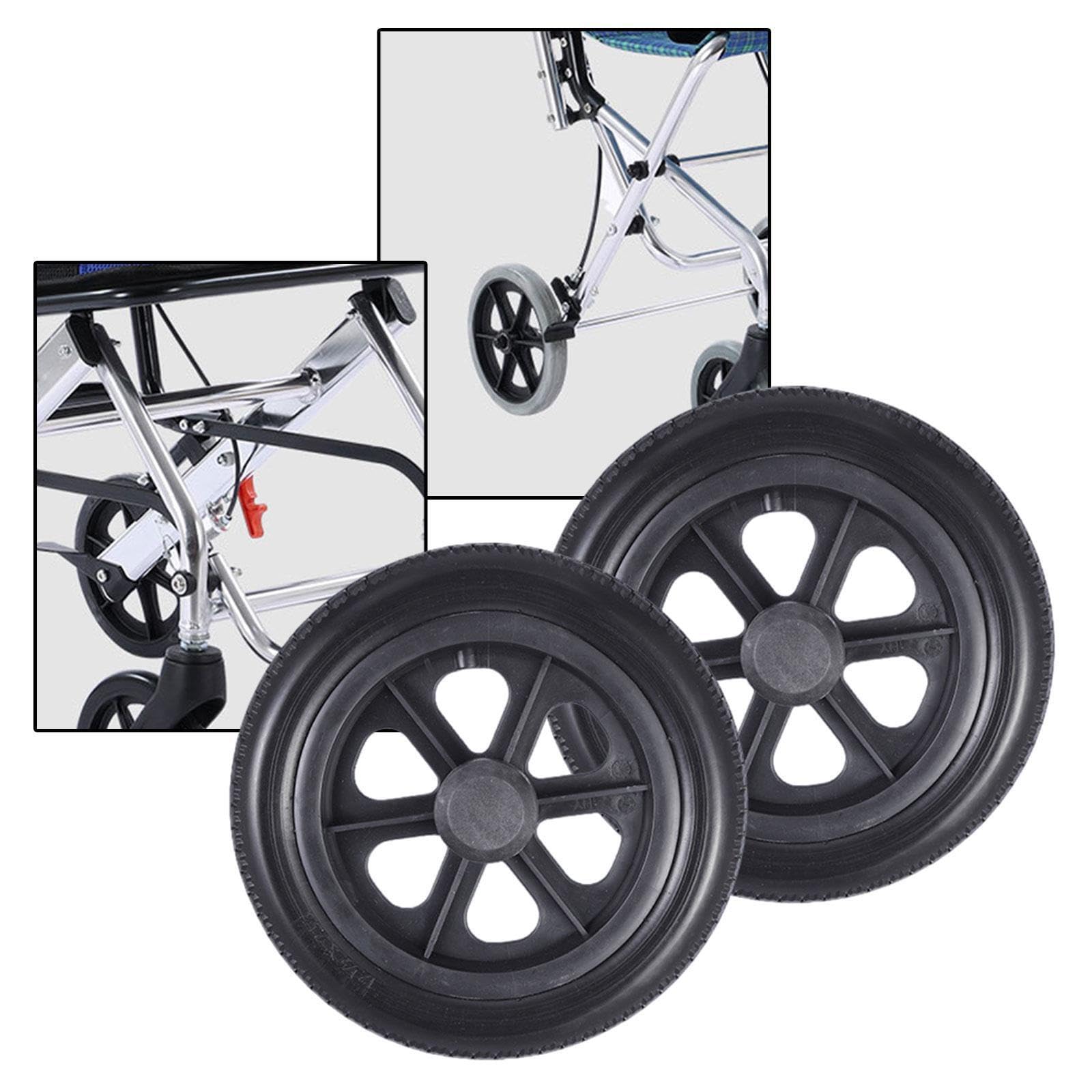 Pneu de fauteuil roulant haute performance en polyuréthane (PU) increvable et plein. Pneu de rechange fiable pour roue arrière de fauteuil roulant,