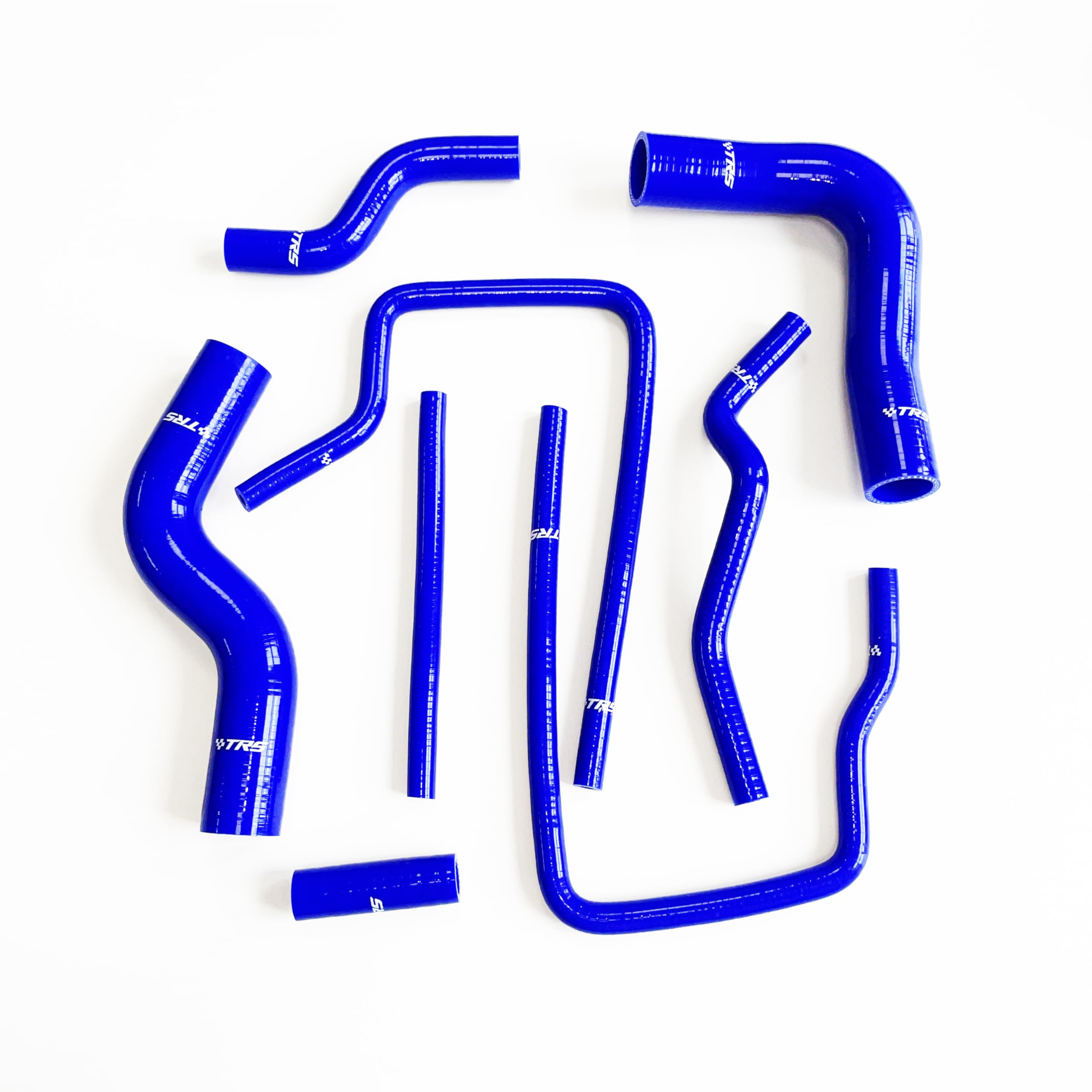 TRS Silikon-Kühlerschläuche kompatibel mit Subaru Impreza WRX STI GC8 GF8 EJ20 96-00 (blau)