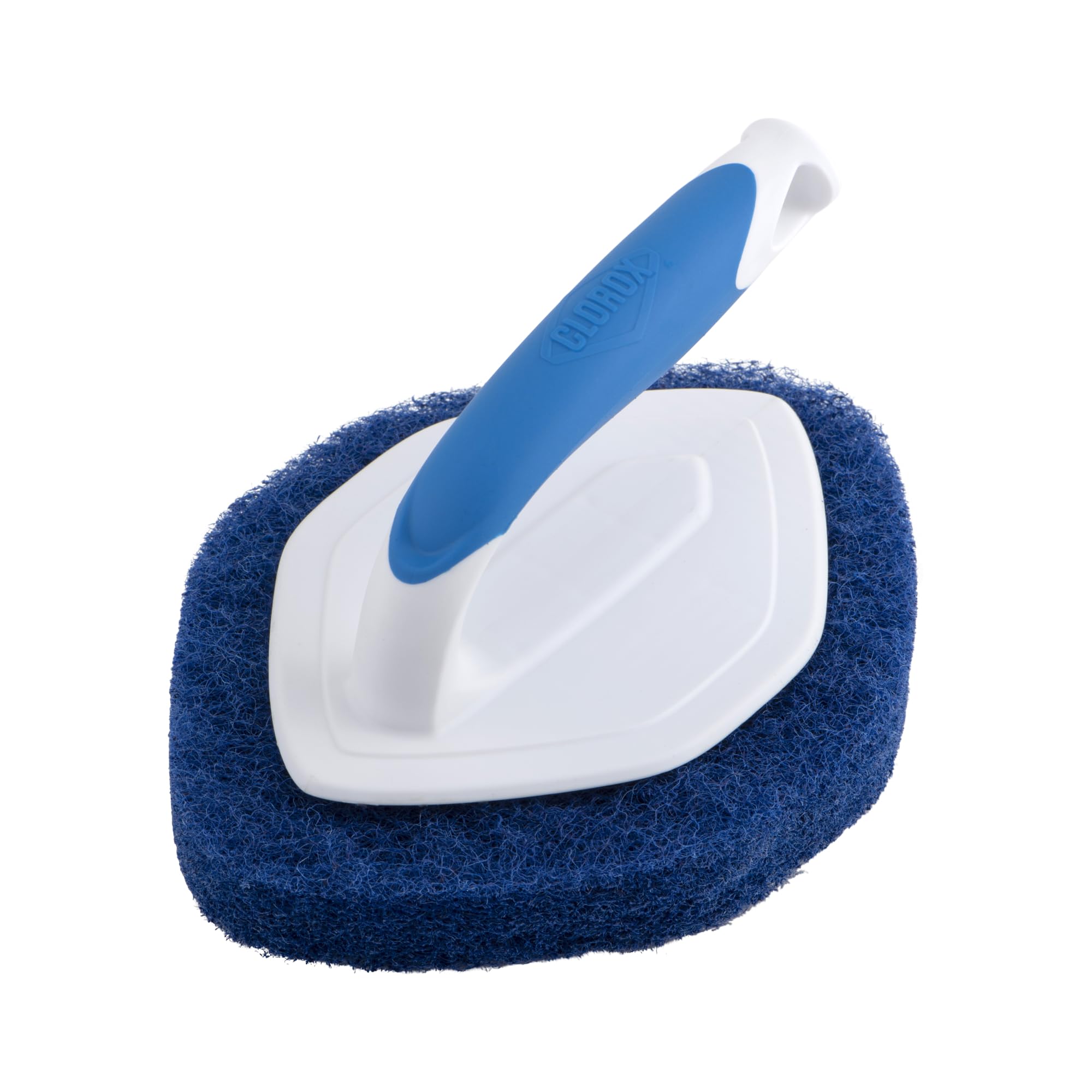 Clorox White/Blue Bath & Tile Handheld Scrubber