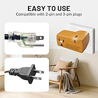 Vista 2 de MAXKOSKO Freeze Thermostatically Controlled Outlet，Automatically Turn On Below 38 °F and Off Over 50 °F